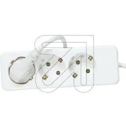 3-fach Tischdose 3x1,5 weiss 5m