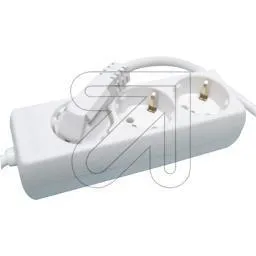 3-fach Steckdo.3G1,5 weiss 3m 11331/30331