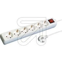 6-fach Steckdose m.Scha.u.KiSi.ws  42615