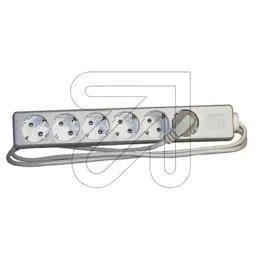 6-fach Steckdose weiss 1,5m  40611/30611