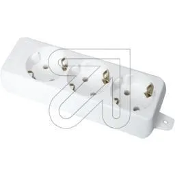 3-fach Steckdose 45 weiss  11731