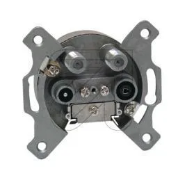 4-fach Antennendose Alu-Guss  KESD40