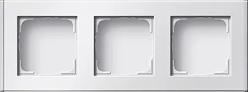 GIRA 136327, Profil 55, 3-fach Gehäuse, Aufputz, Reinweiß (lackiert)