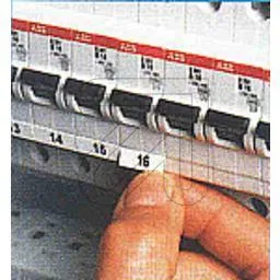 ABB Kennzeichnungs-Schilder  BS 1/10