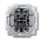 Busch Jaeger, 2000/6/6 US-101, Doppelwechsel Schaltereinsatz für UP Programme