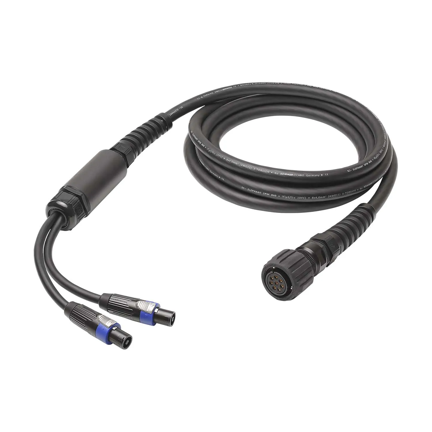 Sommer cable Speaker System , LK 8-pol female/Speakon 4-polig, female; NEUTRIK/HICON