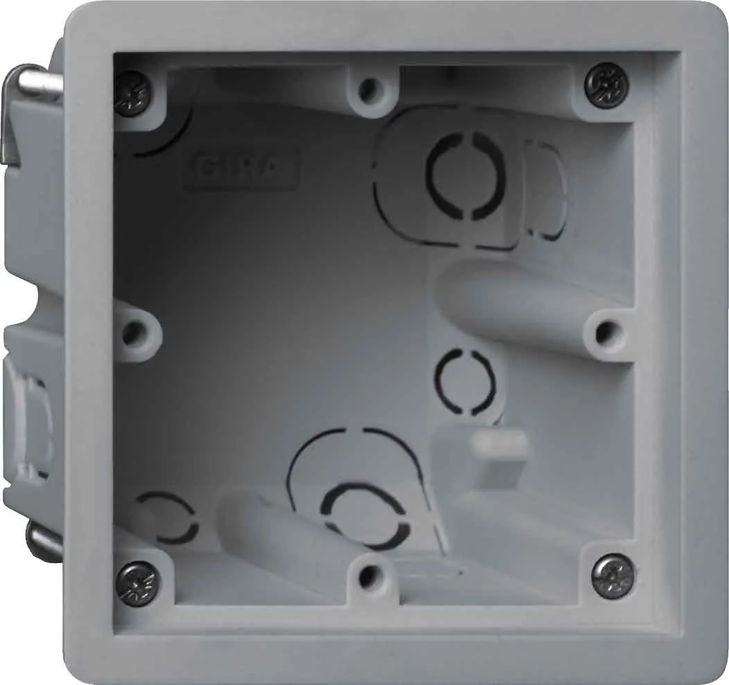 GIRA E22 289600, Gerätedose, 1-fach, für das E22 Programm zur wandbündigen Montage