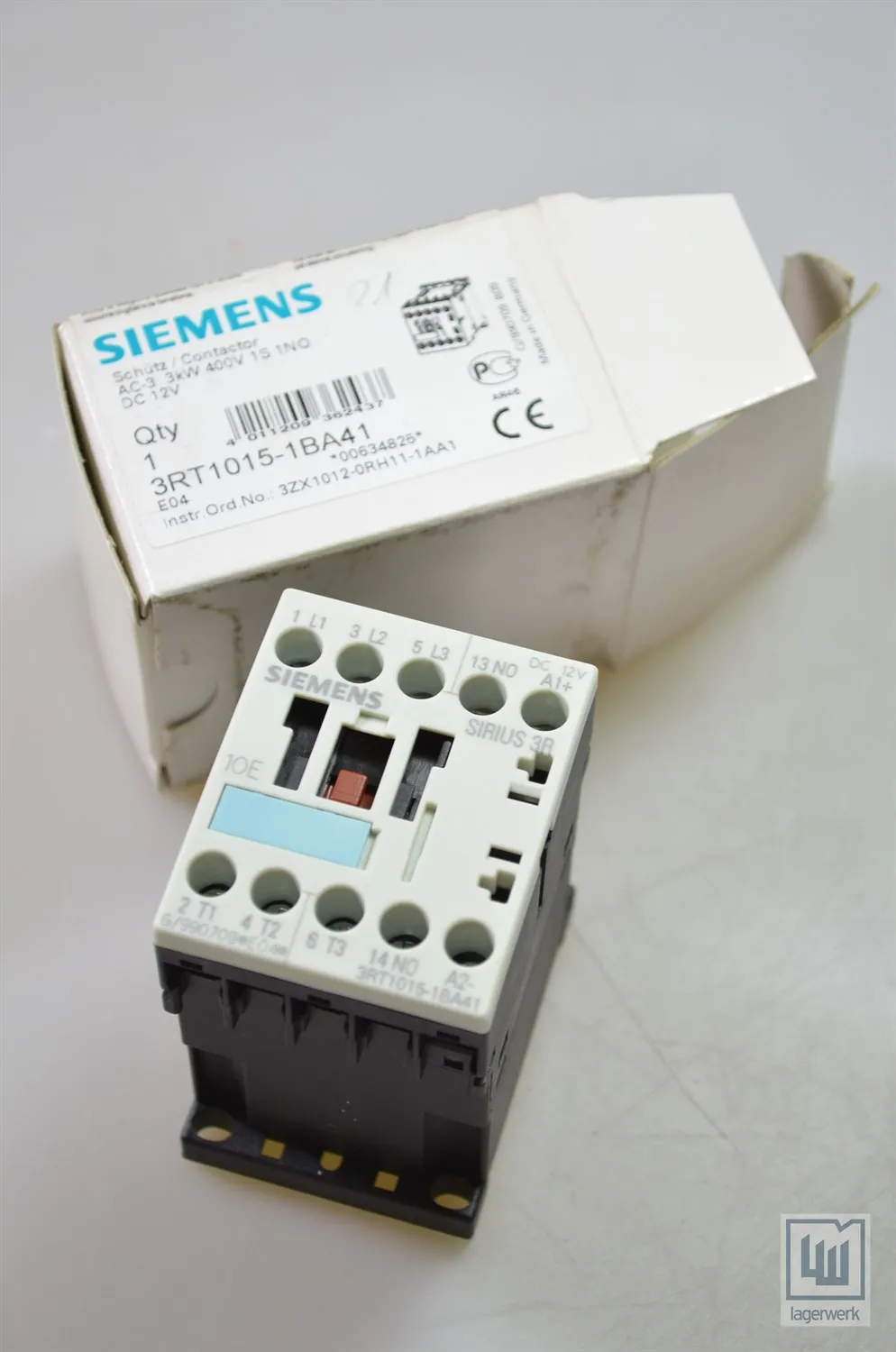 SIEMENS 3RT1 015-1BA41 / 3RT1015-1BA41, Schütz - NEU
