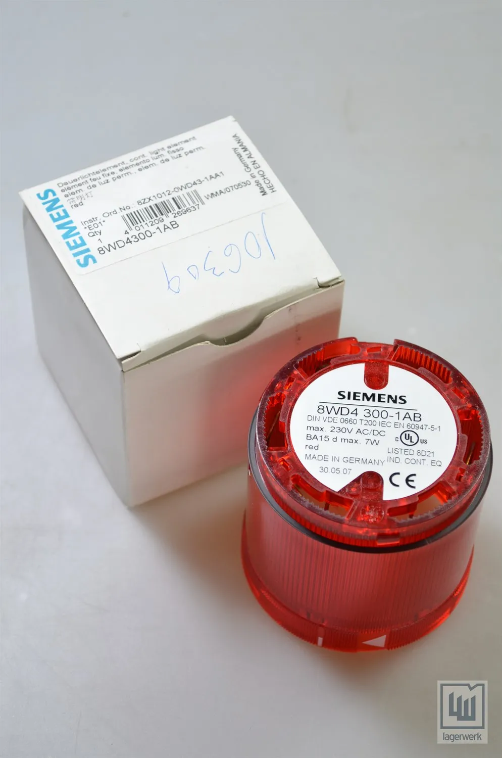 SIEMENS 8WD4 300-1AB / 8WD43 00-1AB / 8WD4300-1AB, Blinklichtelement - NEU