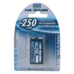 9 V E-Block-Akku NiMH 250 mAh 5030332
