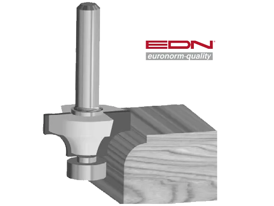 HM Abrundfräser 30 mm - Schaft:8 mm Z:2 NL:15