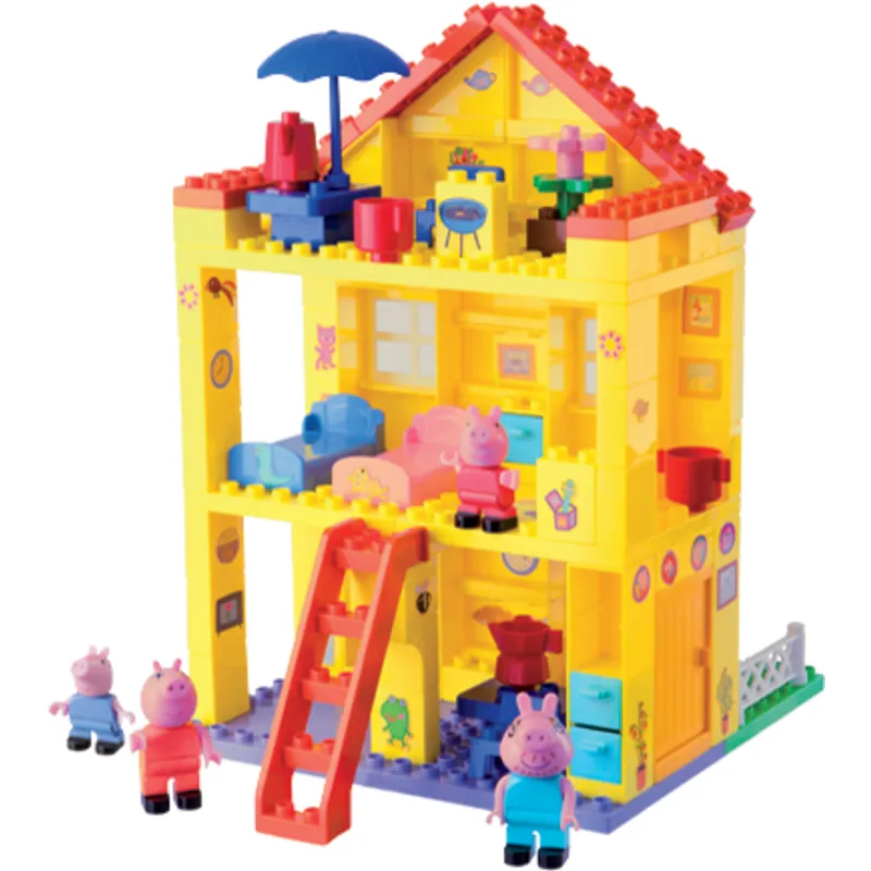 BIG 57078 BIG BLOXX Peppa Pig Haus ab 1,5 Jahren bis 5 Jahre geeignet 107 Teile