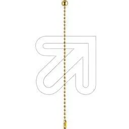 Zug-Kugelkette 150mm messing 2655.1030.0150.3101