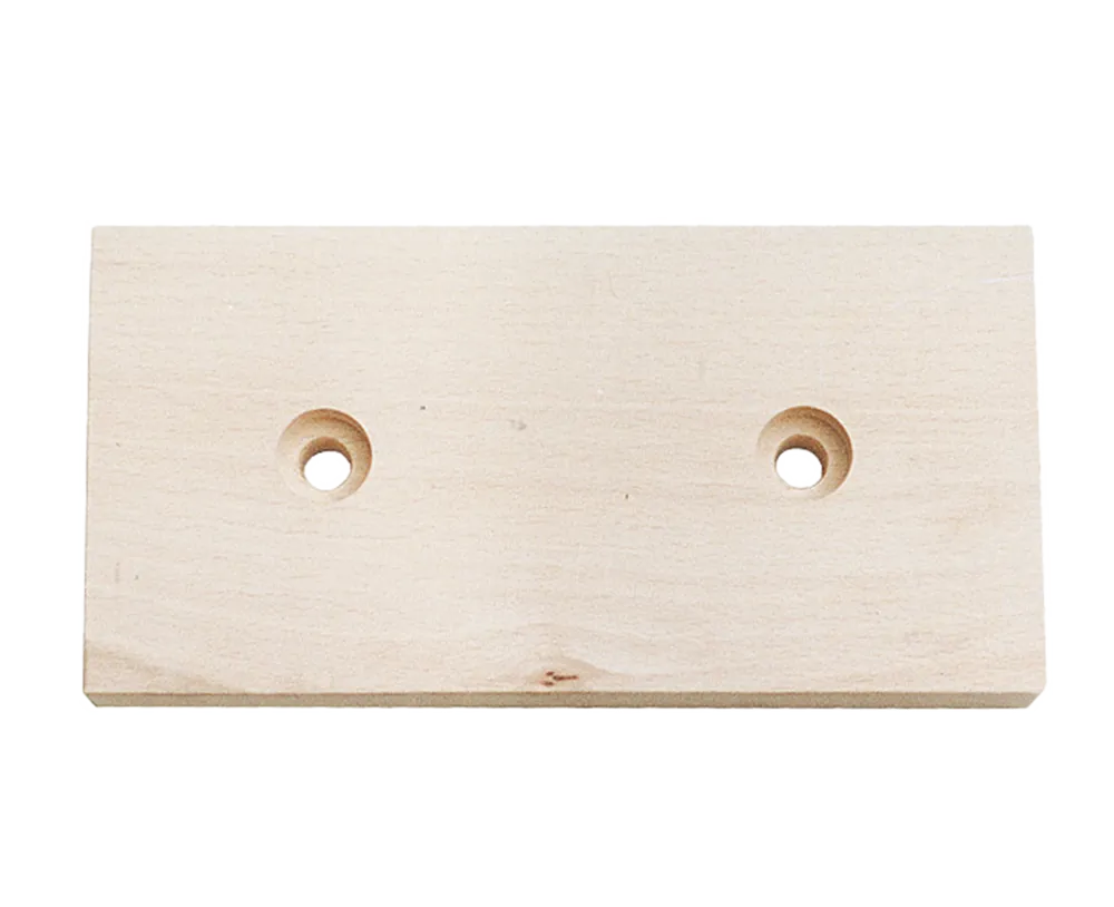Abdeckplatte Holz 200 x 100 x 10 mm