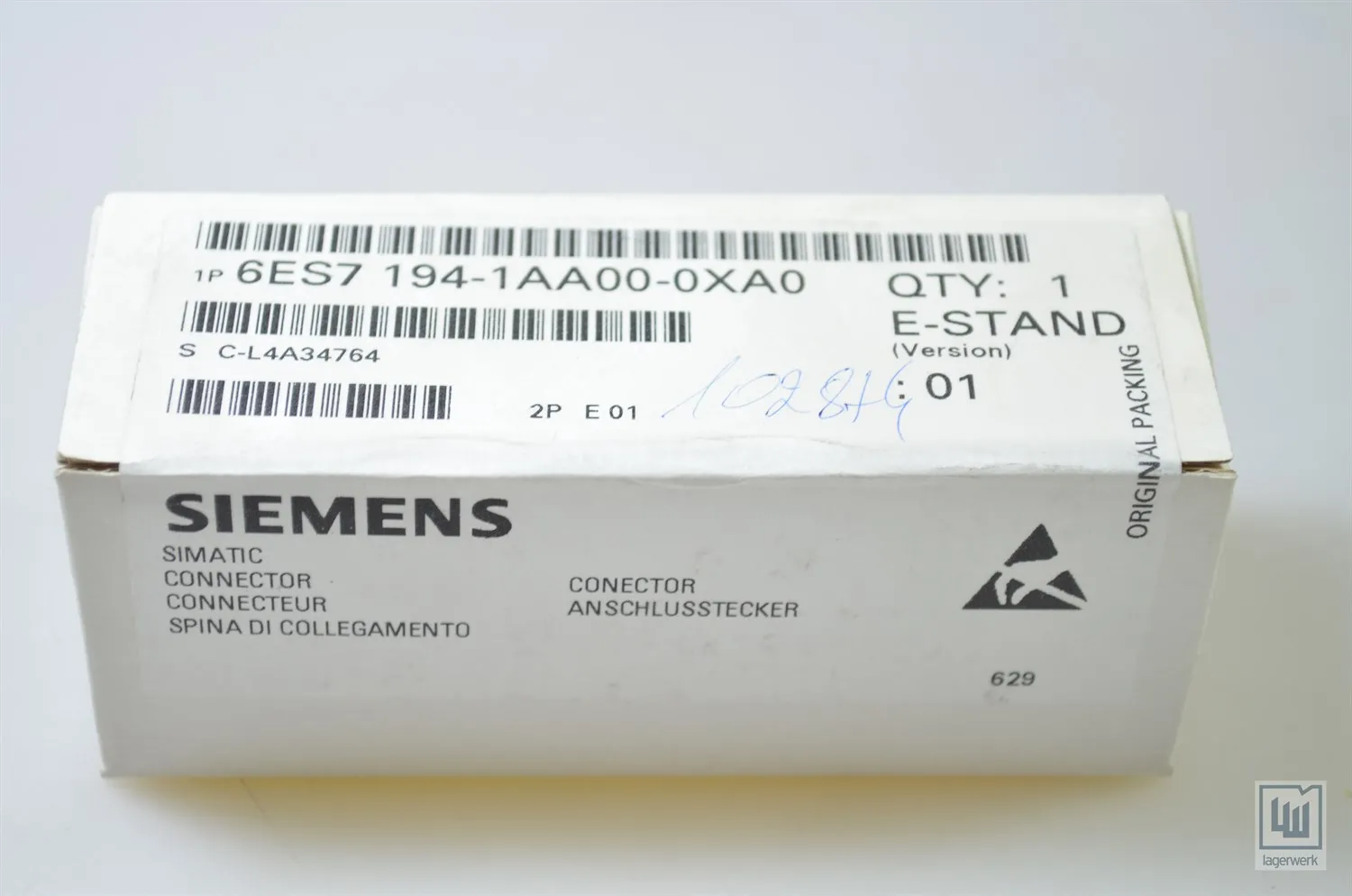SIEMENS 6ES7 194-1AA00-0XA0 / 6ES7194-1AA00-0XA0, Profibusstecker - NEU