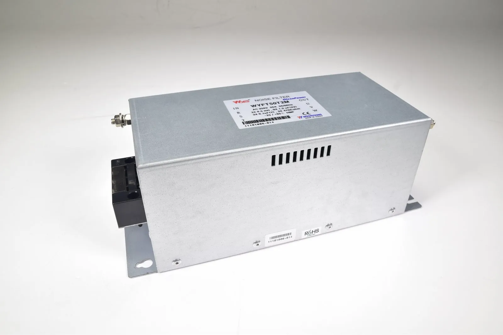 WOONYOUNG WYFT50T2M, Entstörfilter 3P-Mehrstufig 250 VAC 50 A