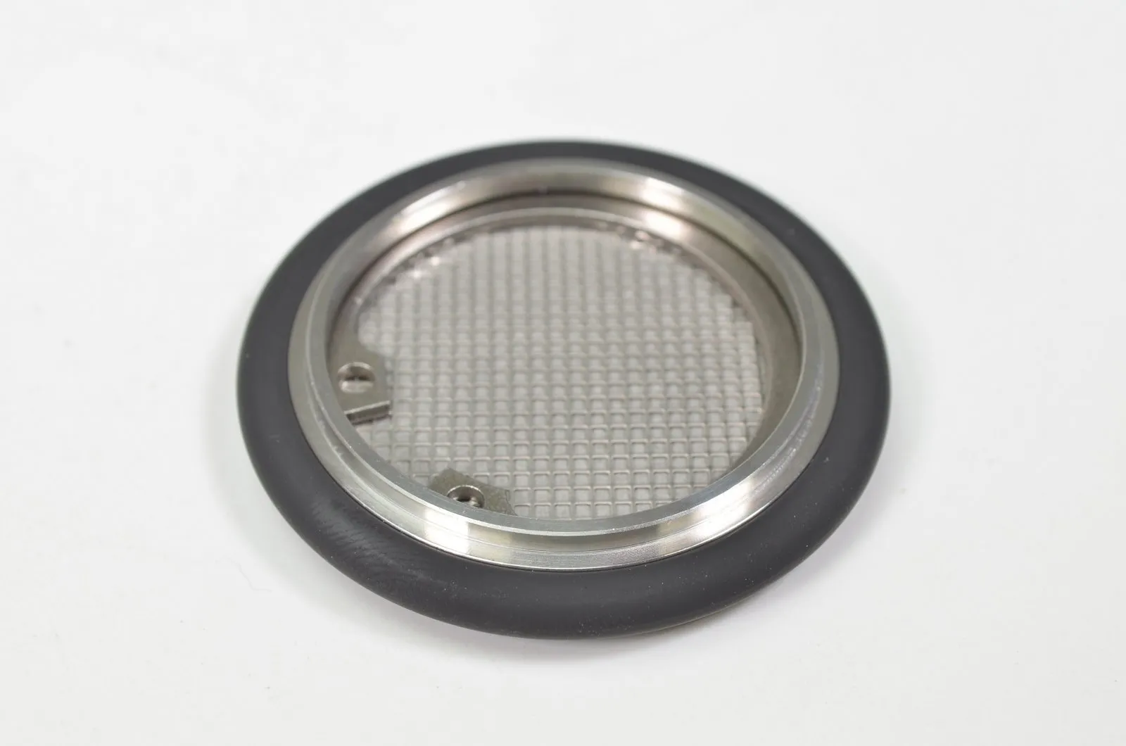 DN 40 ISO-KF, Zentrierring mit Feinfilter - NEU