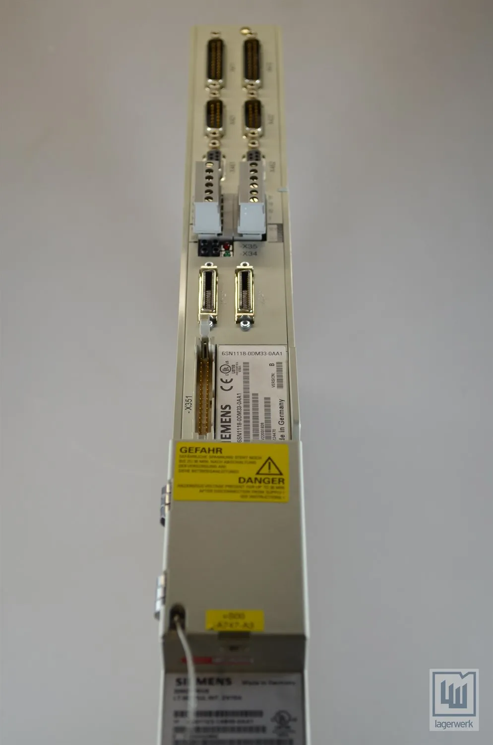SIEMENS 6SN1 123-1AB00-0AA1 SIMODRIVE 611 LT-Modul + 6SN1 118-0DM33-0AA1 RE