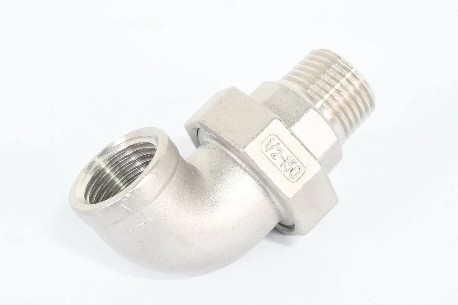 1/2"-150, Winkelverschraubung 90grad, 19mm/M20