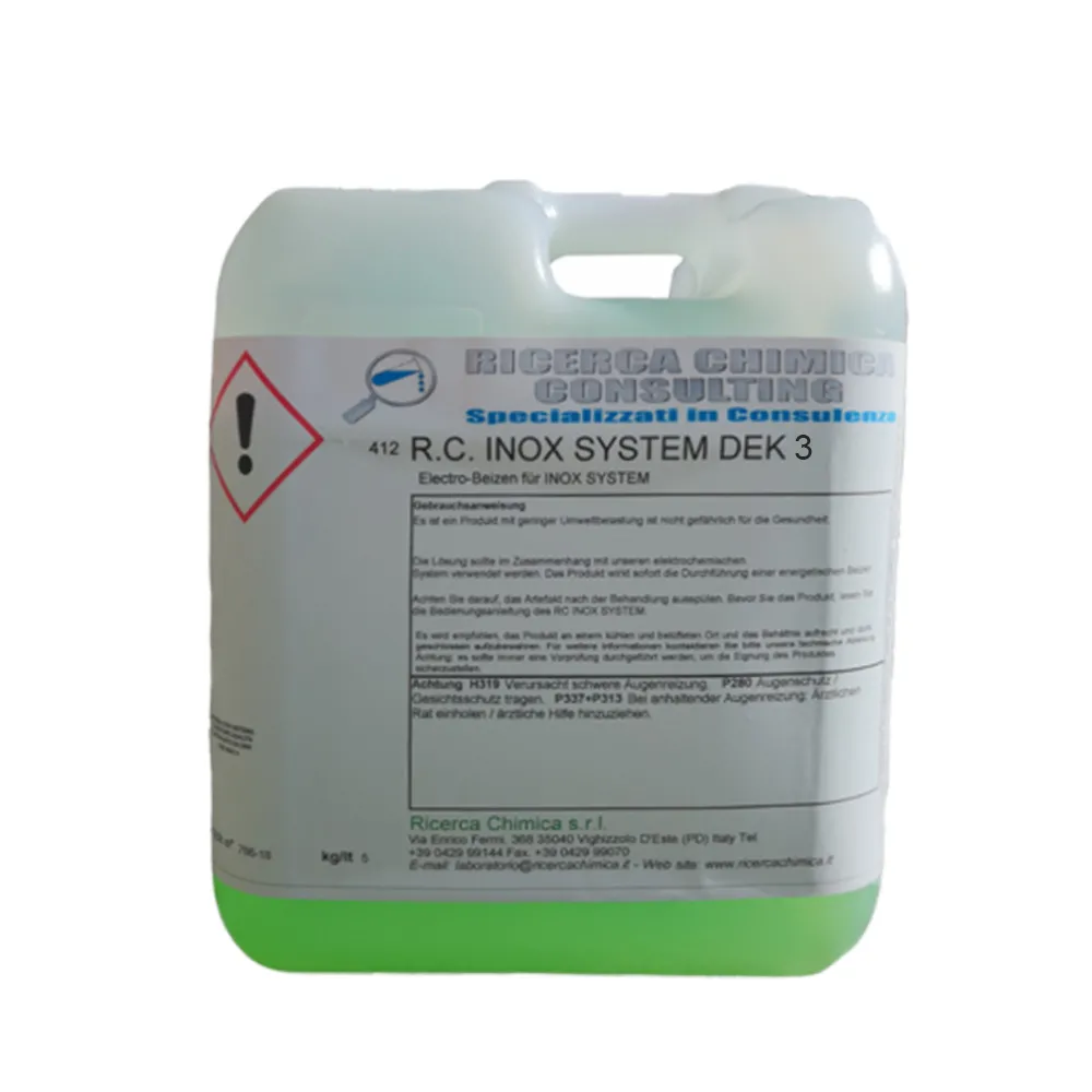 Inox System DEK 3 Reinigungs- und Beizelektrolyt