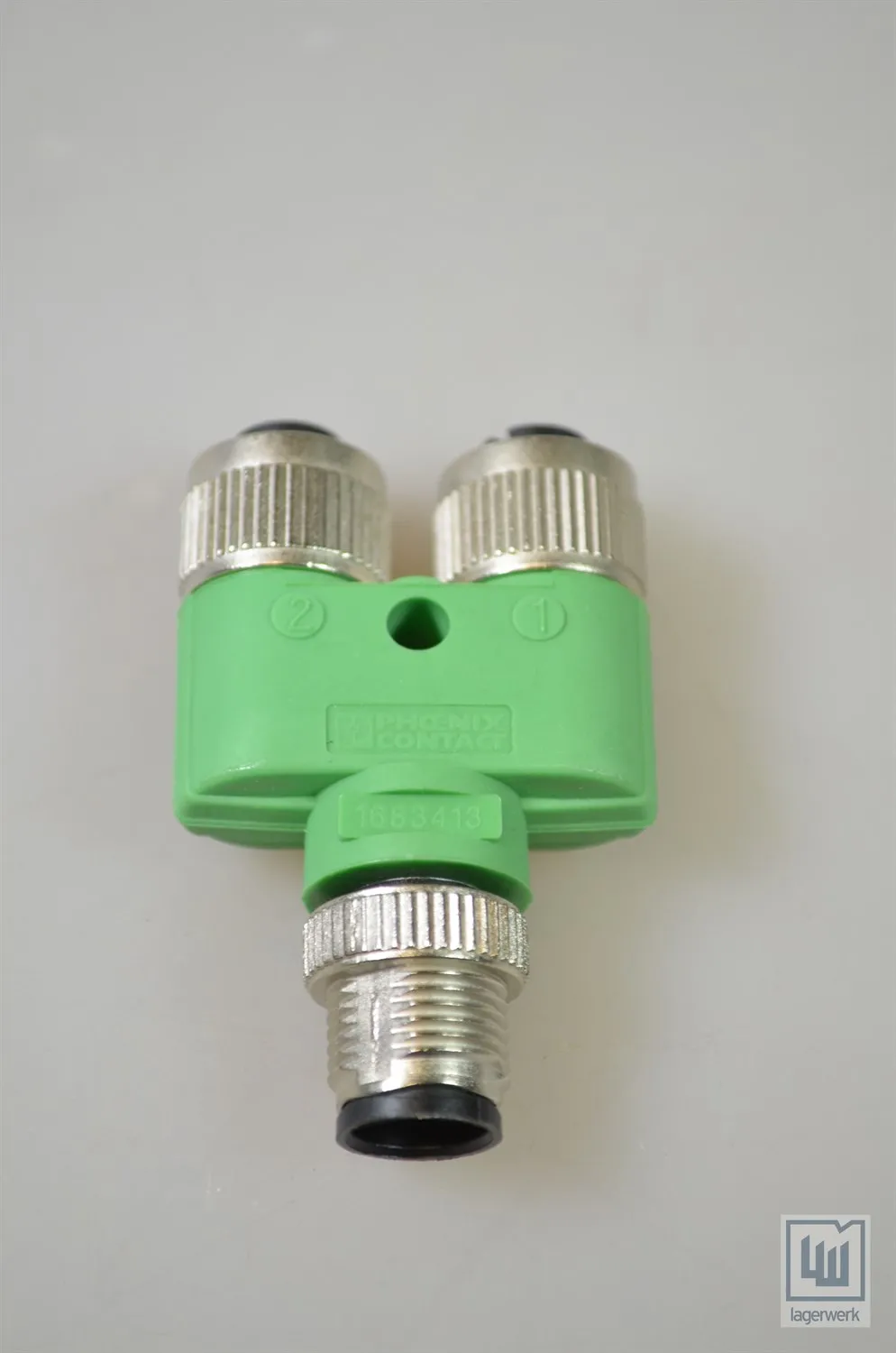 PHOENIX CONTACT 1683413, SAC-3P-M12Y/2XM12FS B PE, Y-Verteiler