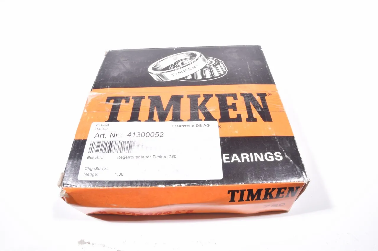 TIMKEN 780, Kegelrollenlager Di: 101,6mm - NEU