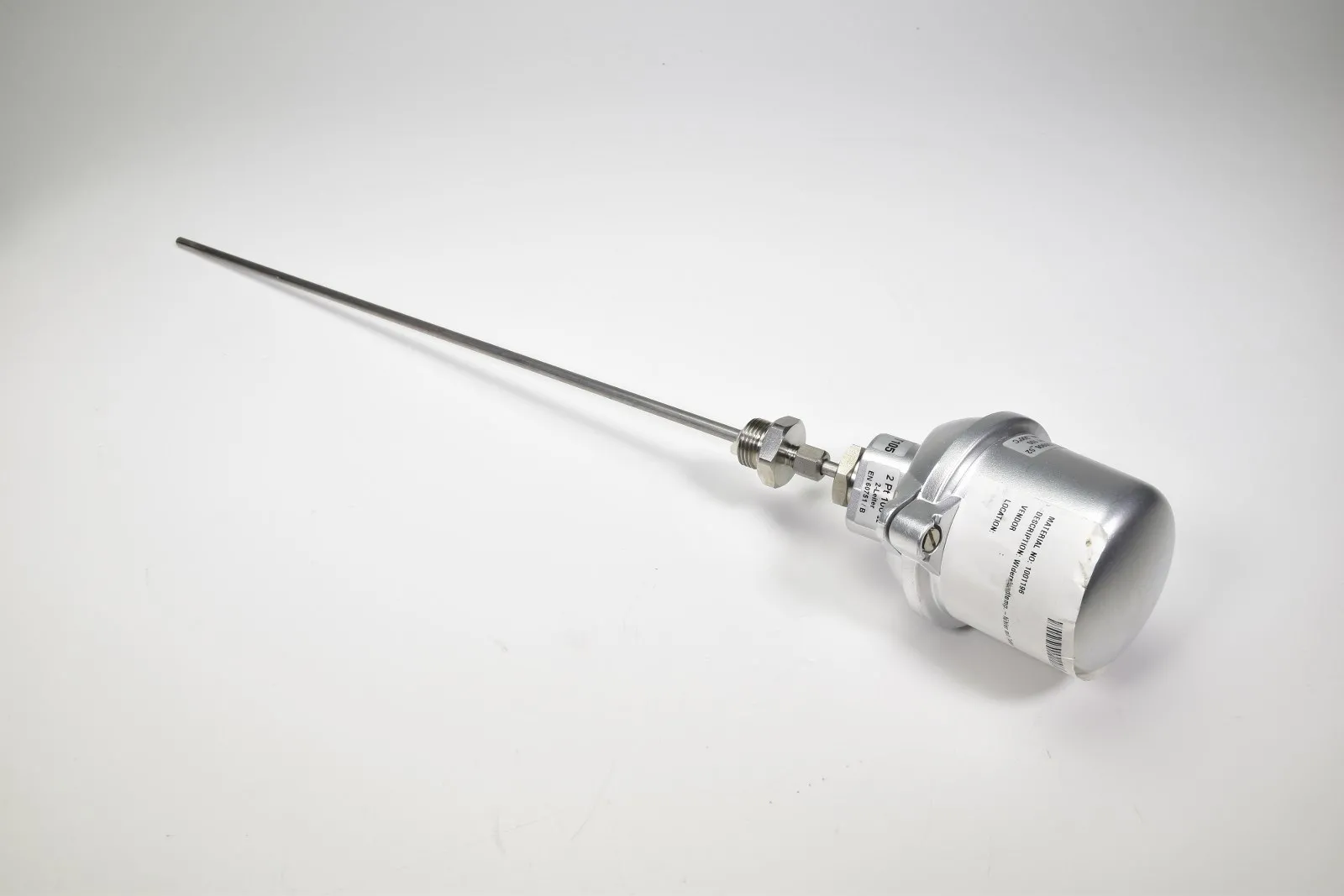 11_130906_02, Widerstandstemp.-Fühler 2Pt100, L420mm - NEUWERTIG