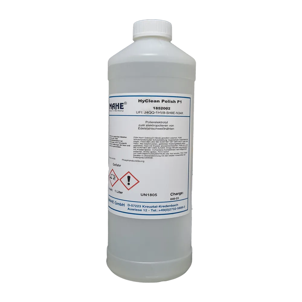Beiz, Reinigungs- und Polierelektrolyt MAHE P1