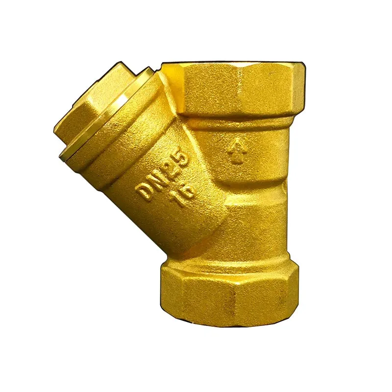 1/2" 3/4" 1" BSP Female Thread Brass Inline Y Type Filter Strainer Valve Pipe Fitting Connector Adapter For Water