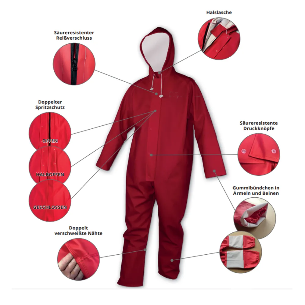 PVC - Säureschutz - Overall
