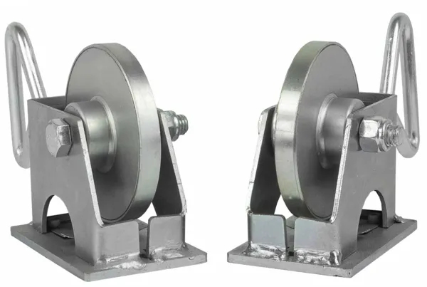 Zubehör / Rohrständer Twin Stand / Wechselgehäuse / Edelstahlrollen (2 Stk)