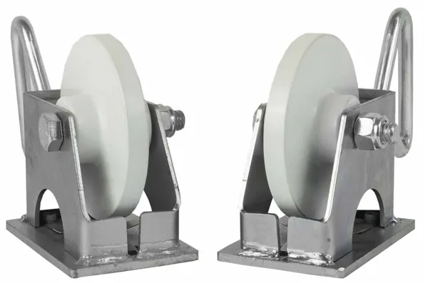 Zubehör / Rohrständer Twin Stand / Wechselgehäuse / Stahlrollen (2 Stk)