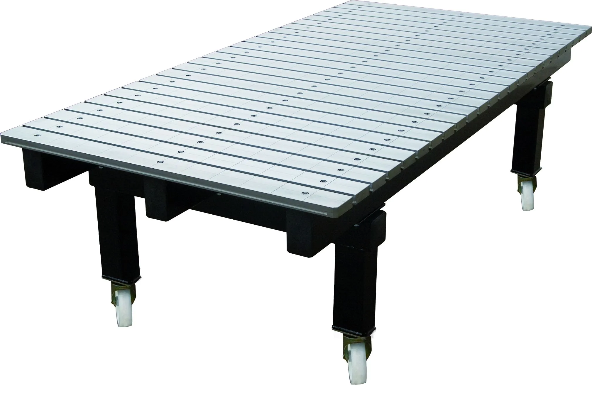 3D-Schweiß- und Arbeitstisch 1.000 X 1.200 x 855 mm in GG - fahrbar -