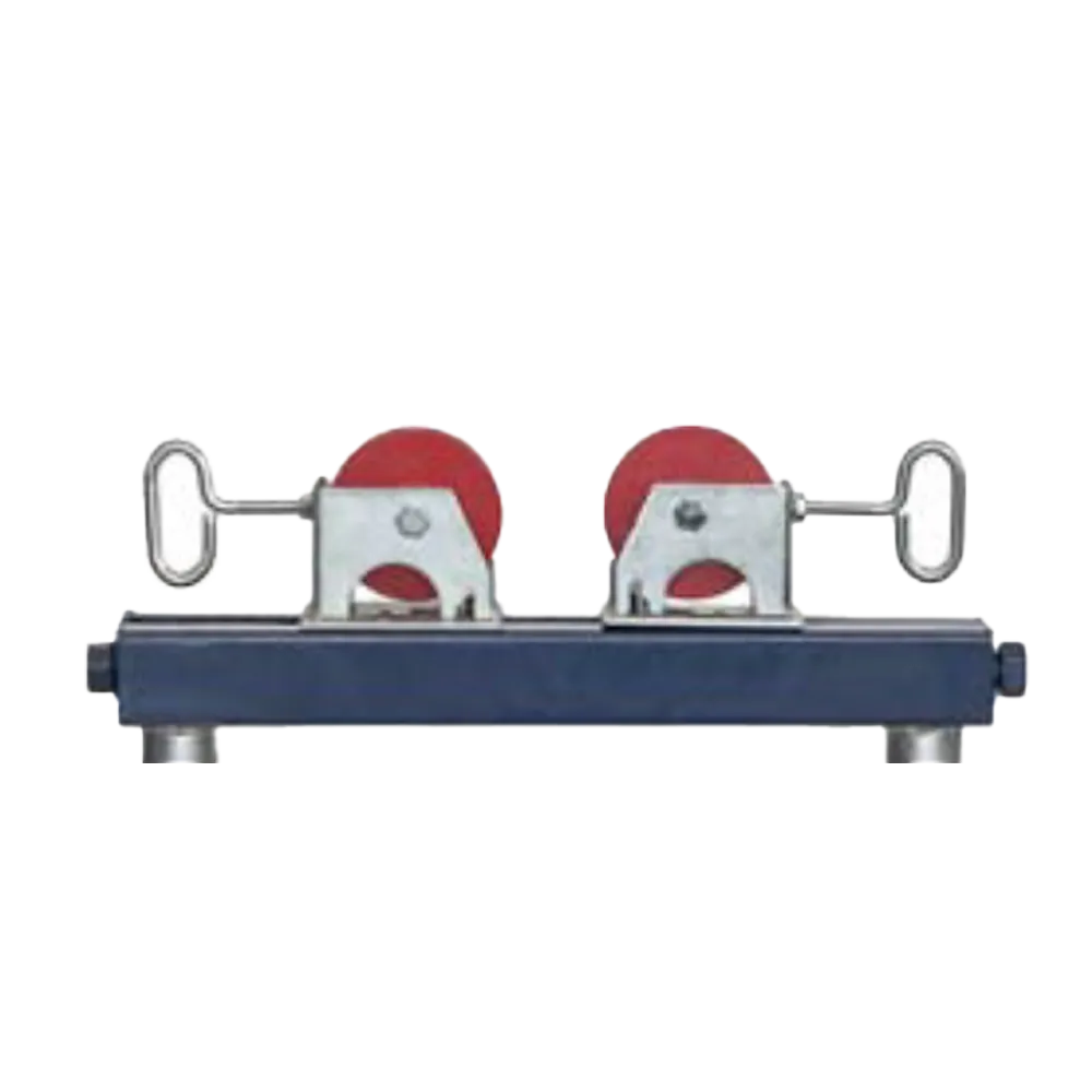 Köpfe Duo Stand / Stahlrollen / Satz 2 Stück