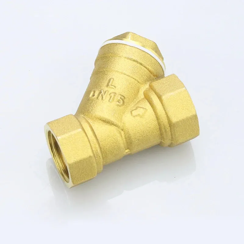 1/2" 3/4" 1" 2" 3" 4" Female Inline Y Mesh Strainer Threads Filter Brass filter valve Y Shaped Brass Strainer Filter Valve