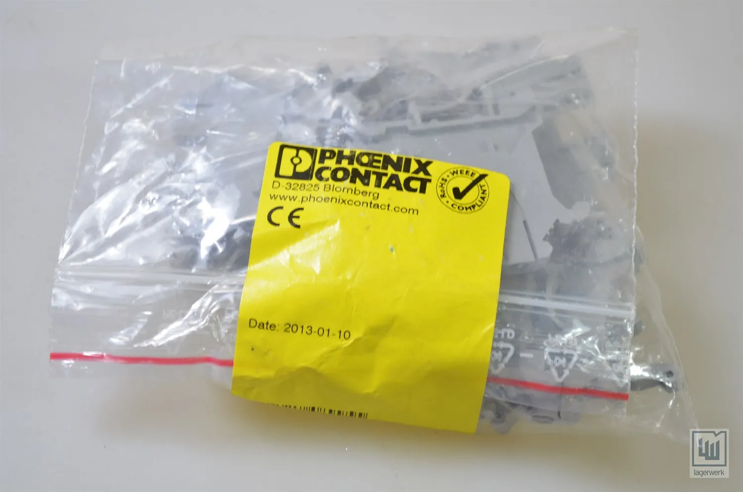 PHOENIX CONTACT 3001501, UK 3 N / UK3N, Durchgangsklemme (1PE=10Stk.) - NEU
