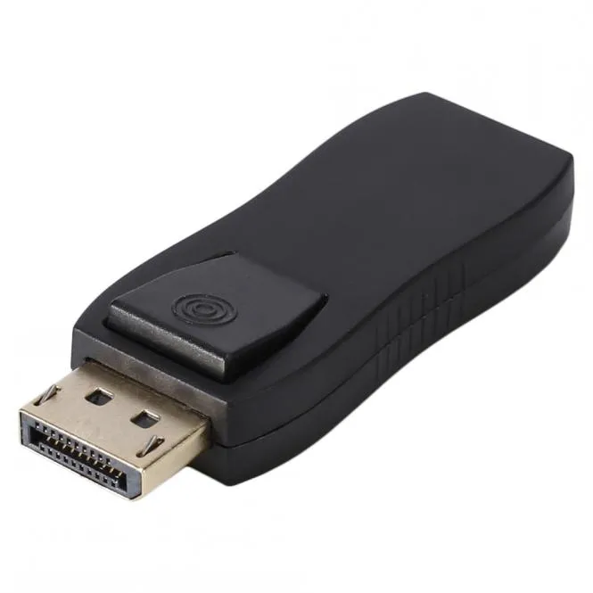 Adapter | HDMI female/DisplayPort male gerade, schwarz