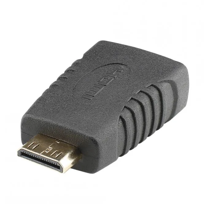 Adapter | HDMI female/HDMI mini male gerade, schwarz