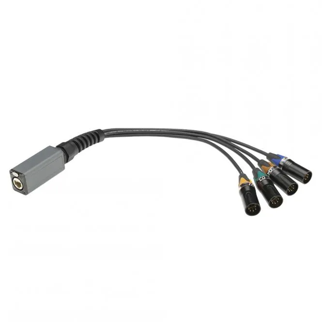 Adapterkabel, 8 x 0,22 mm² | Ethercon-Spleissadapter / XLR, NEUTRIK