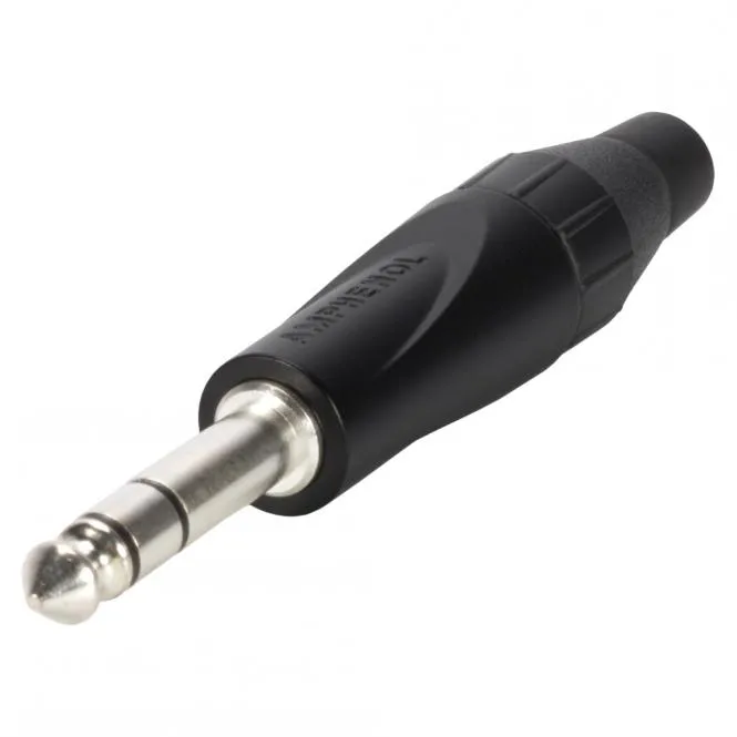 Amphenol Klinke (6,3mm), 3-pol , Metall-, Löttechnik-Kabelstecker, vernickelte(r) Kontakt(e), gerade