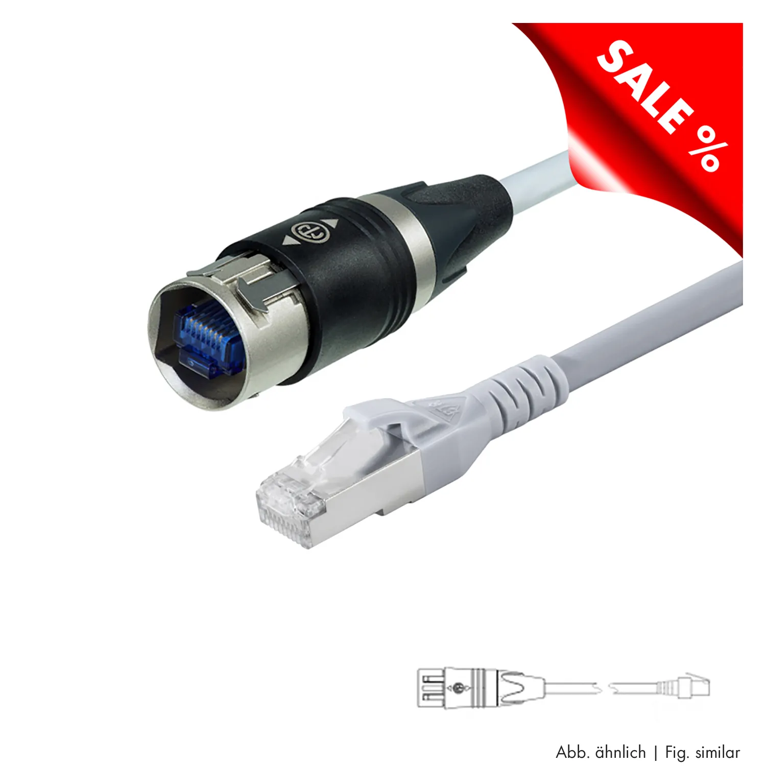 Cat.6 | RJ45 CAT.6 / RJ45 CAT.6, Neutrik