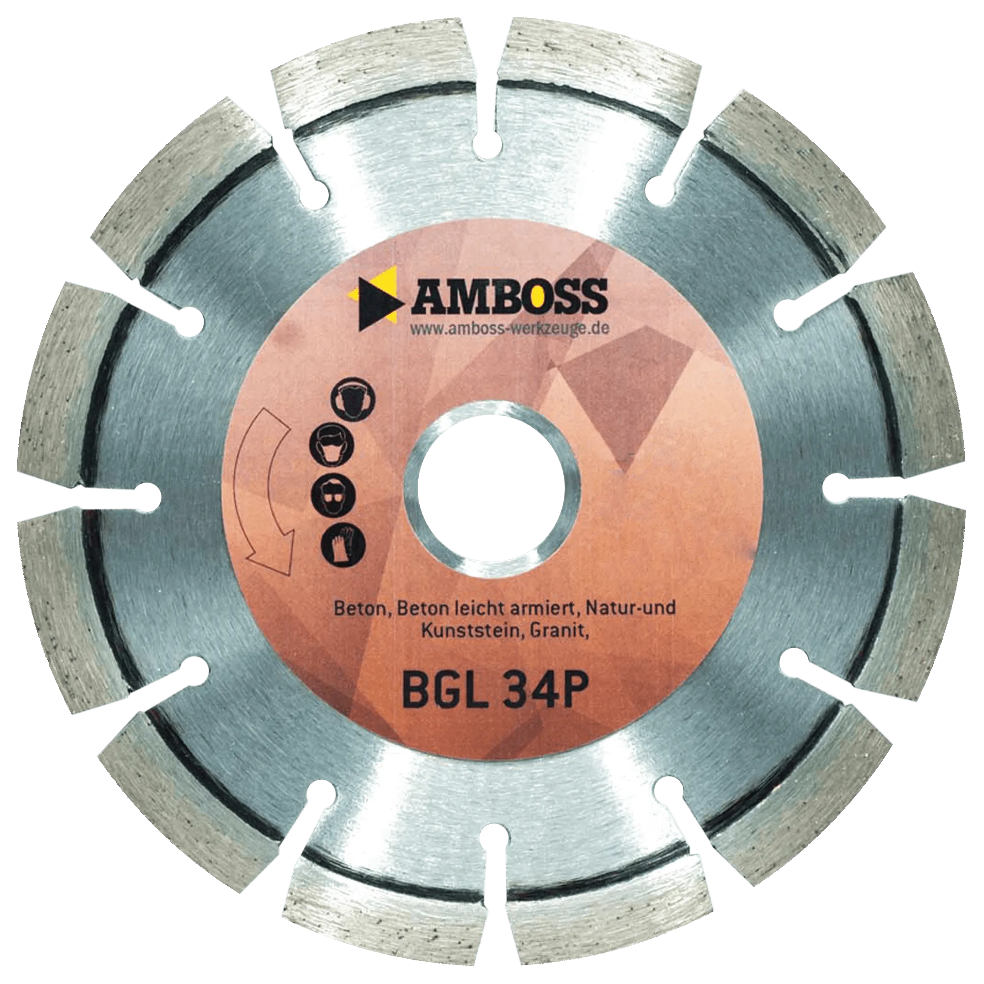 Amboss Werkzeuge BGL 34P Premium Diamant Trennscheibe für Winkelschleifer