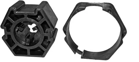 elero Adapterset Motorkupplungset RevoLine M Profilrohr 6-kant, 60 mm #230470001