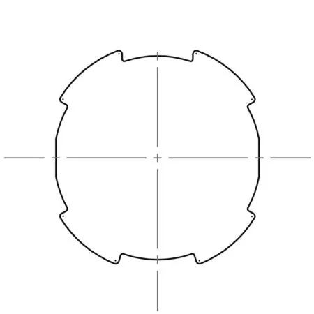 elero Adapterset Motorkupplungset RevoLine M Profilrohr ø 53mm #230910001