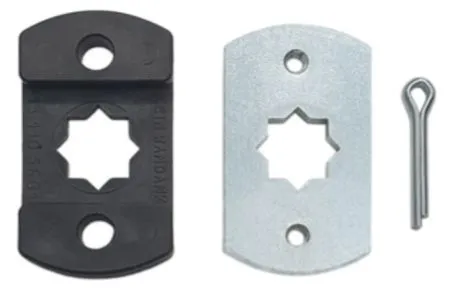 elero Wandlager, Markisenwandanker TK 48 mit Kunststoff-Distanzplatte für Vierkantbolzen 16x16 #231090001