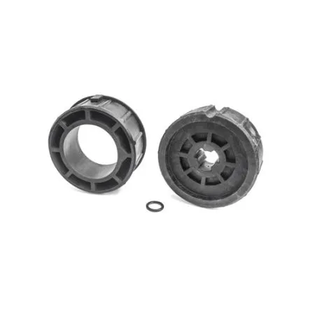 elero Adapterset Motorkupplungset RevoLine L Rundrohr Ø 98x2,0 mm, Ø 100x3,0 mm, Ø 101,6x3,6 mm, 4xM6-Gewinde #230630101