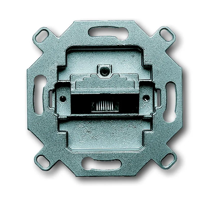 0216, Busch Jaeger, Cat5e, 1-fach Netzwerkeinsatz, 1x RJ45 - 8(8)-polig