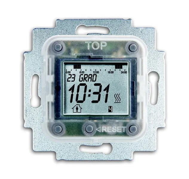 Busch Jaeger 1098 U Elektronischer Raumtemperaturregler-Einsatz, Zeitgesteuert