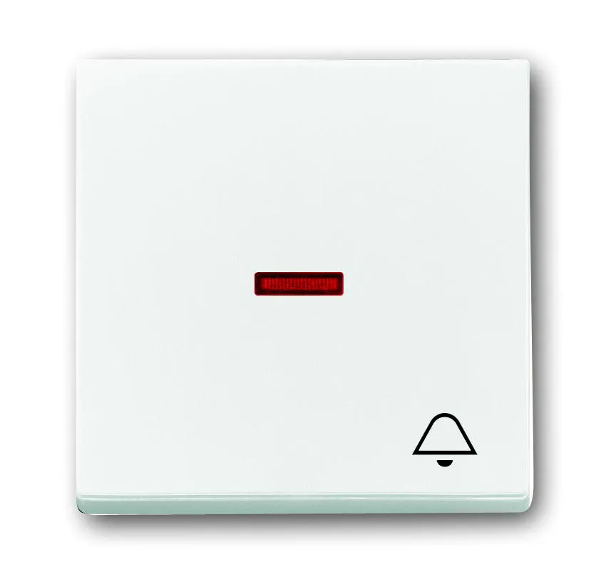 Busch Jaeger, 1789 KI-84, solo, carat, future, Kontrollwippe Symbol Klingel, davos/studioweiss