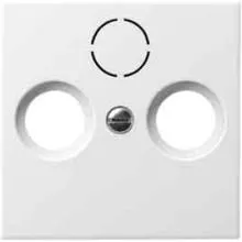 GIRA 086927, TV Abdeckung, reinweiss/ seidenmatt